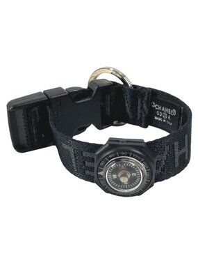 Chanel Bracelet Compass Canvas Black